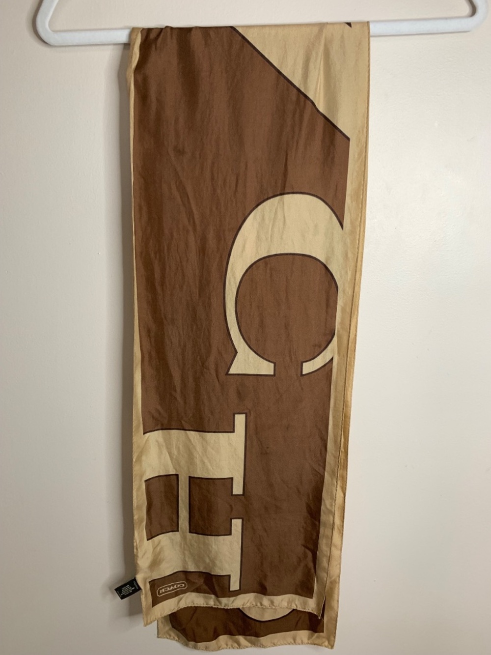 Coach 100% Silk Scarf - Picture 3 of 10